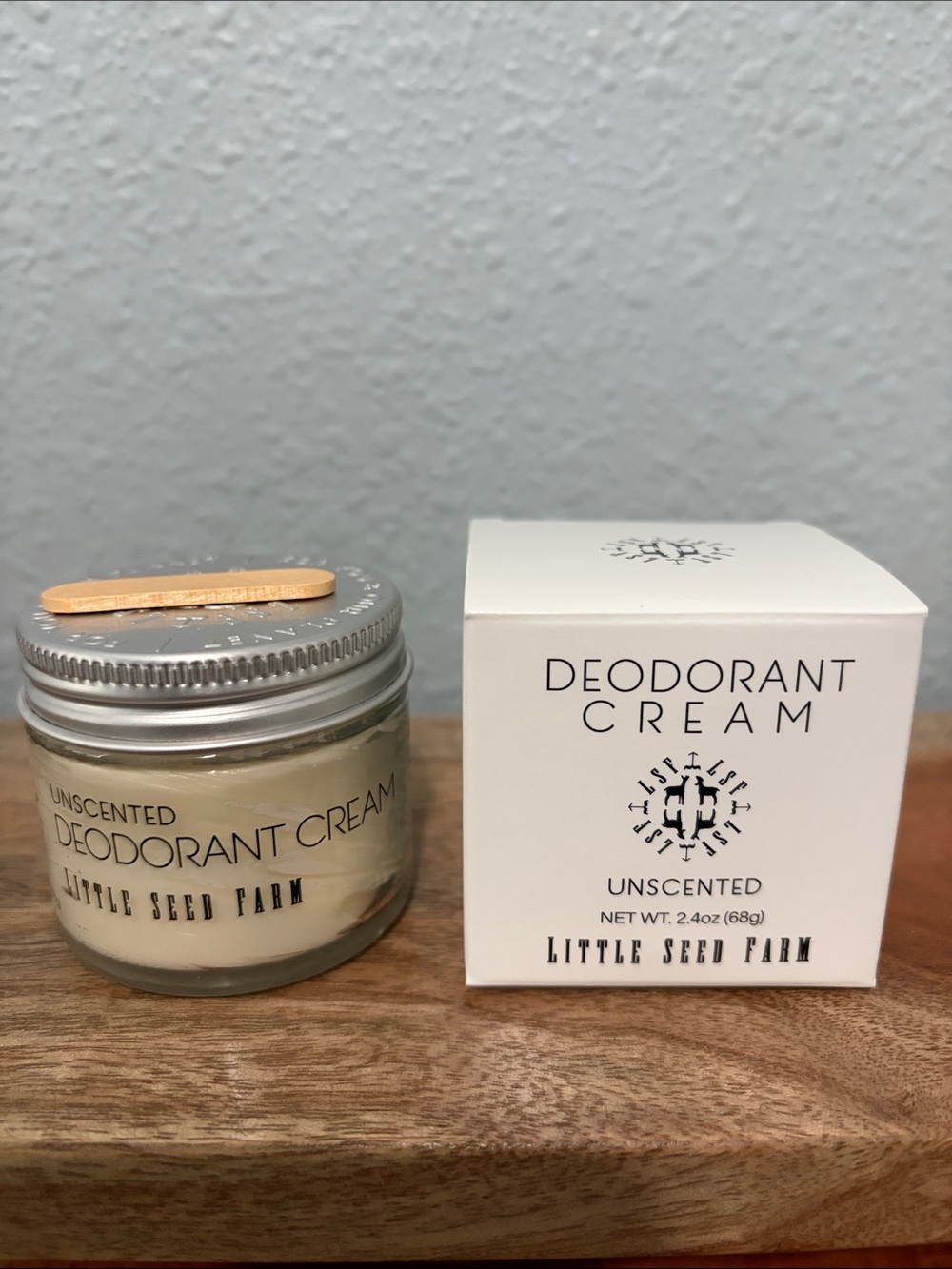 NEW Little Seed Farm Deodorant Cream in Unscented